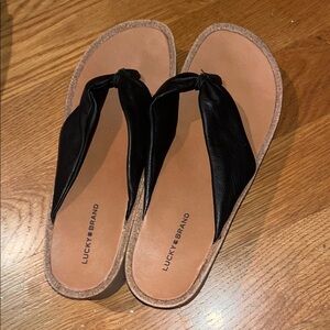 Lucky Brand Black Sandals